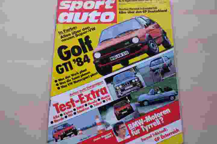 Deckblatt Sport Auto (09/1983)